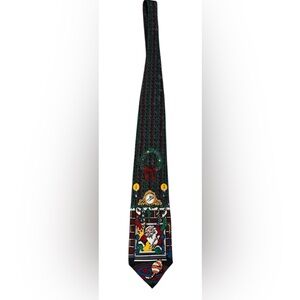 Addiction men’s Santa Claus fireplace Christmas neck tie